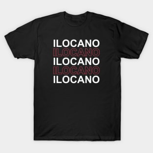 ilocano repeat style texts T-Shirt